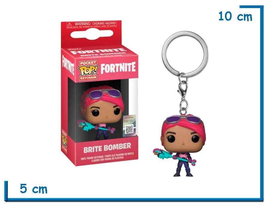 2X1 FUNKO POP LLAVERO BRITE BOMBER FORTNITE