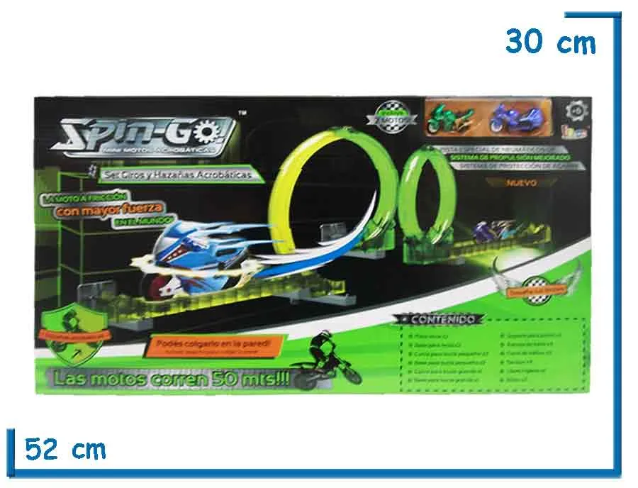 2X1 SPIN-GO SET GRANDE GIROS Y HAZA¥AS ACROBATICAS