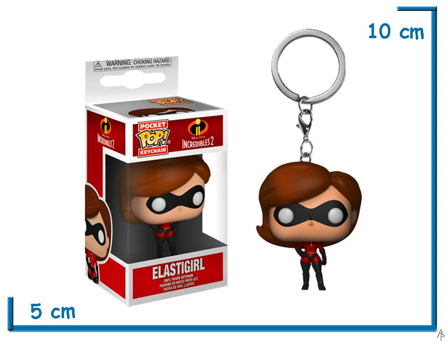 2X1 FUNKO POP LLAVERO ELASTICGIRL