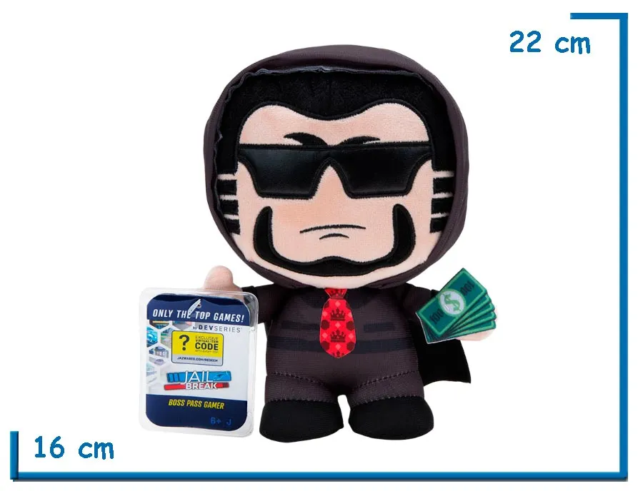 JAZWARES DEV SERIES BOSS PASS GAMER JAILBREAK PELUCHE