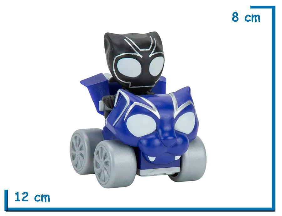 JAZWARES SPIDEY AF BLACK PANTHER VEHICULO LANZA DISCOS