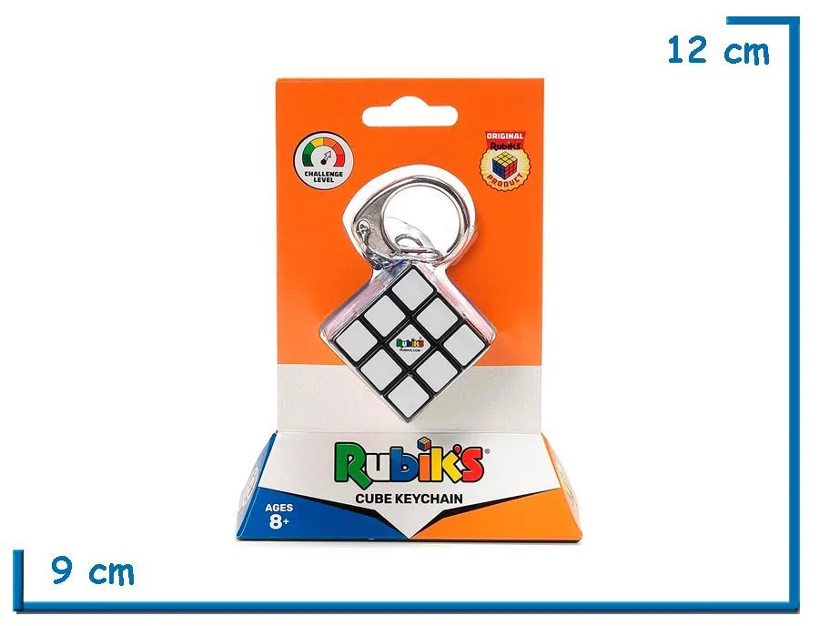 2X1 RUBIKS CUBE KEYCHAIN CUBO MAGICO 3X3X3 LLAVERO