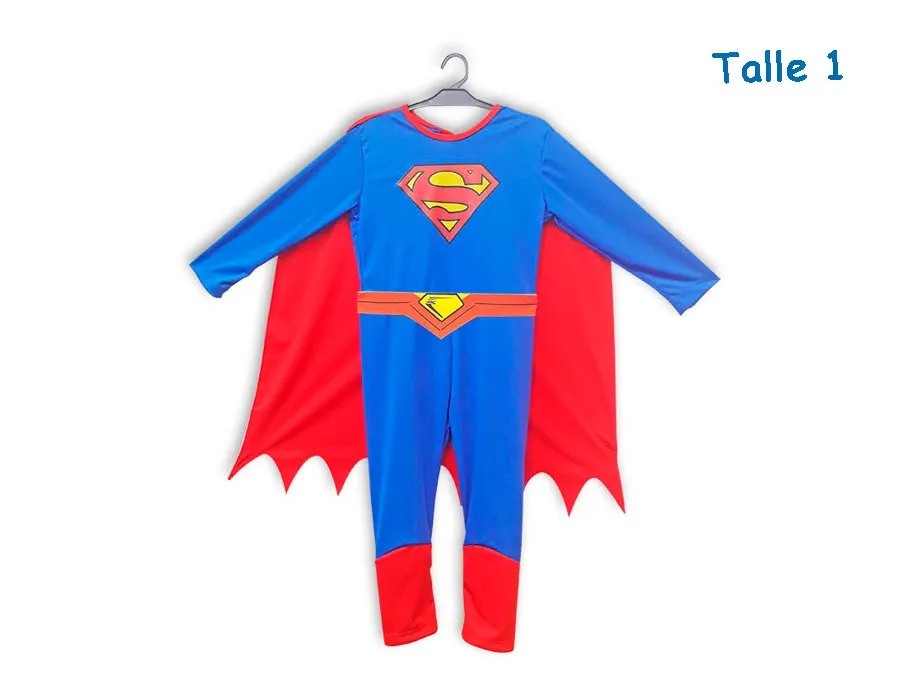 DISFRAZ T.1 SUPERMAN CLASICO