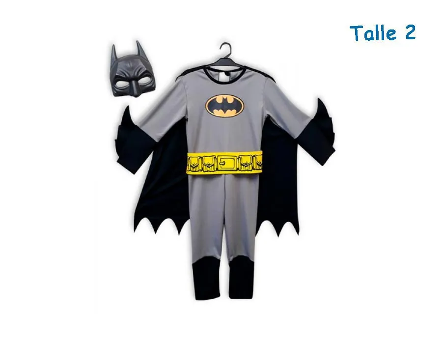 DISFRAZ T.2 BATMAN CLASICO