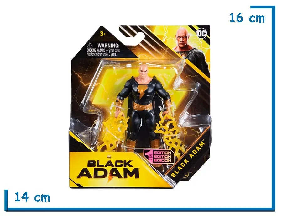 2X1 SPIN MASTER BLACK ADAM BLACK ADAM MOVIE 10CM