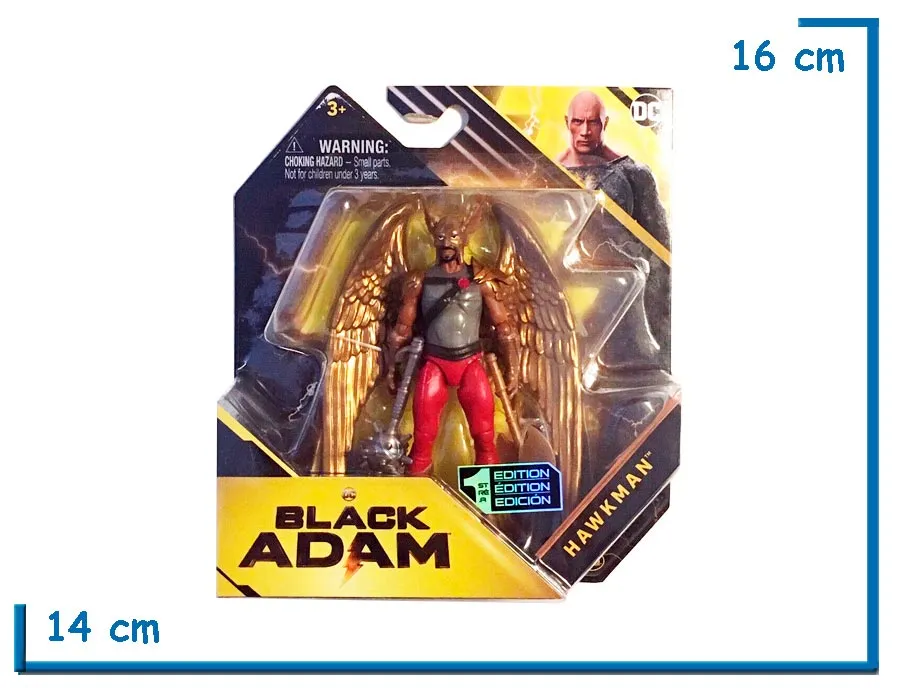 2X1 SPIN MASTER HAWKMAN BLACK ADAM MOVIE 10CM