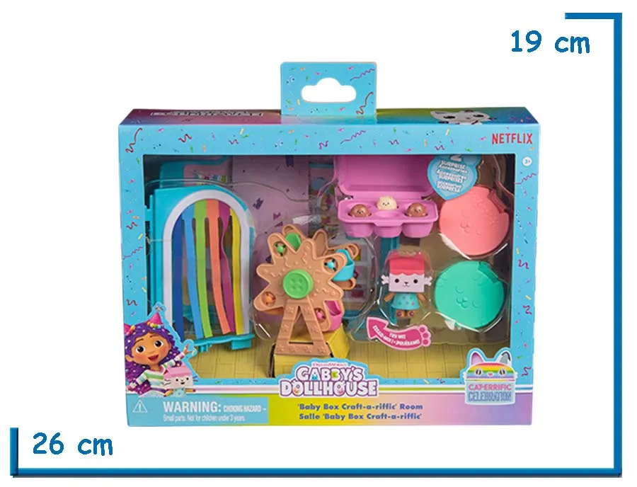 SPIN MASTER GABBYS DOLLHOUSE BABY BOX CRAFT-A-RIFFIC ROOM