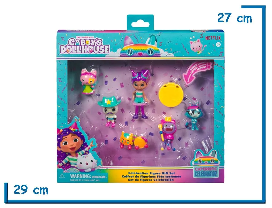 SPIN MASTER DELUXE FIGURE SET CELEBRATION GABBYS DOLLHOUSE