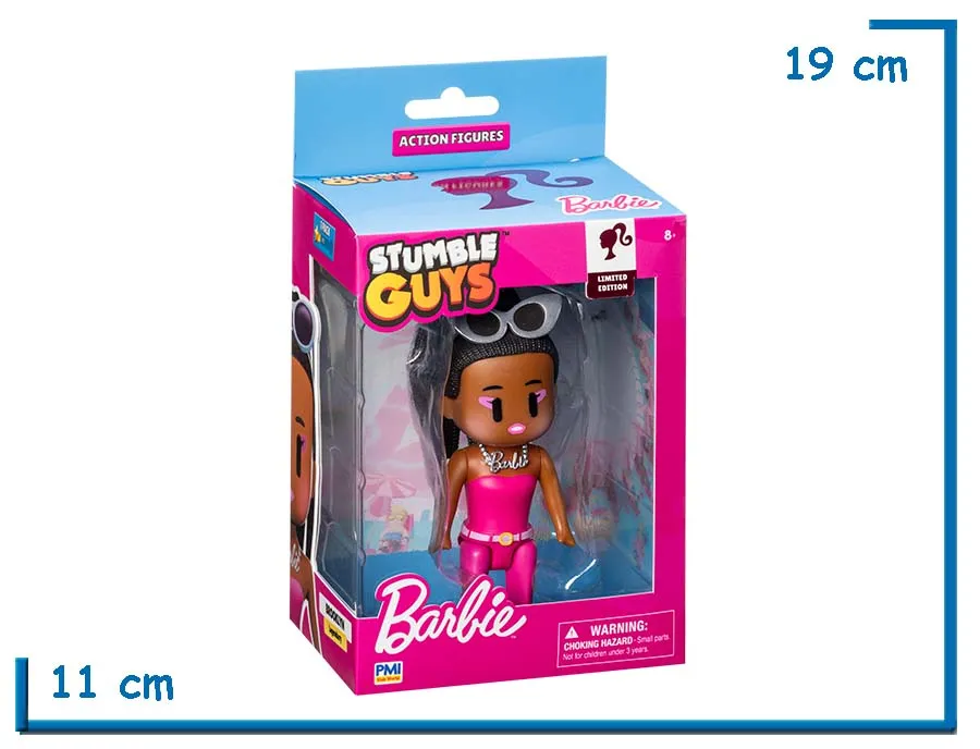 2X1 PMI STUMBLE GUYS BARBIE BROOKLYN FIGURA 12CM