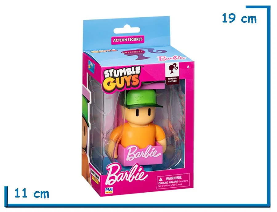 2X1 PMI STUMBLE GUYS BARBIE BARBIE FAN GUY FIGURA 12CM