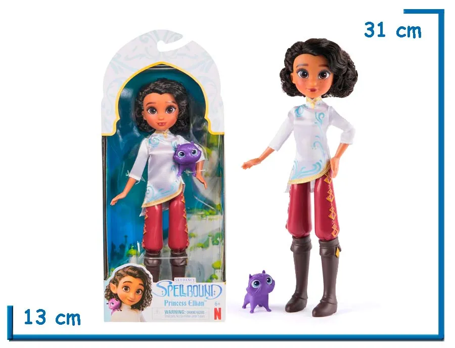 2X1 SPIN MASTER SPELLBOUND PRINCESS ELLIAN FIGURA 24CM