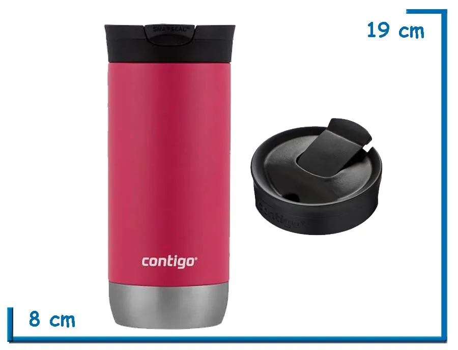 CONTIGO VASO HURON SNAPSEAL 2.0 DRAGON FRUIT 473ML