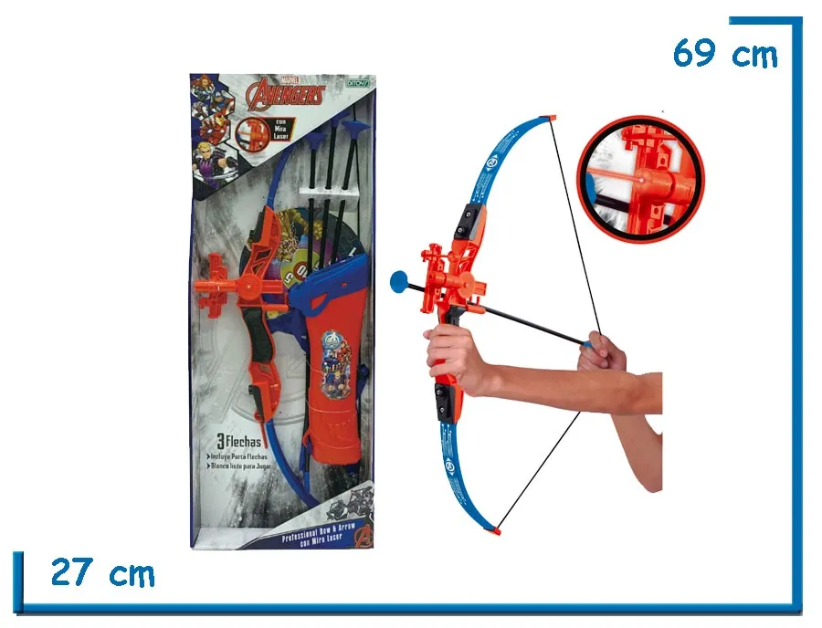 2X1 AVENGERS ARCO Y FLECHA CON MIRA LASER