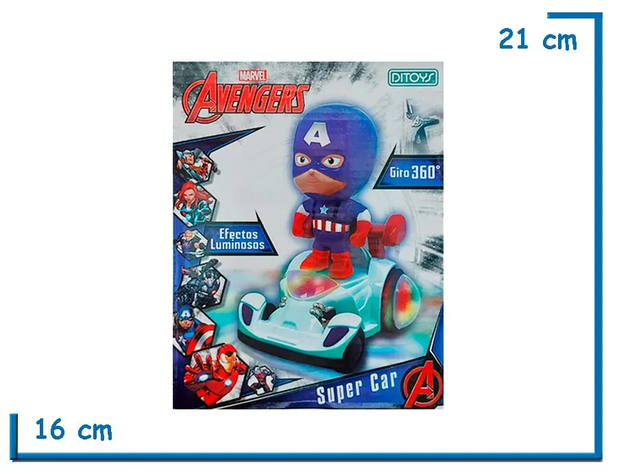 2X1 AVENGERS SUPER CAR CAPTAIN AMERICA