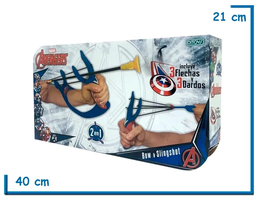2X1 AVENGERS BOW & SLINGSHOT