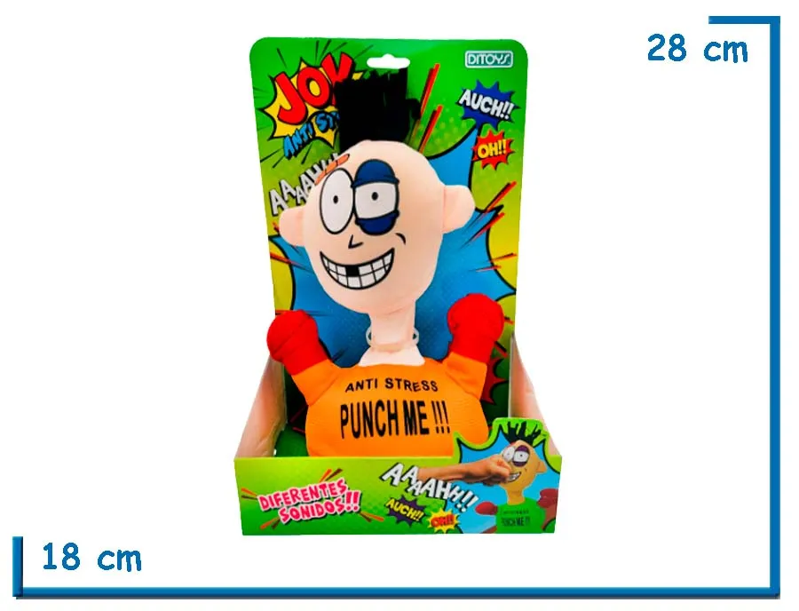2X1 PELUCHE JOY ANTI ESTRES CON SONIDO
