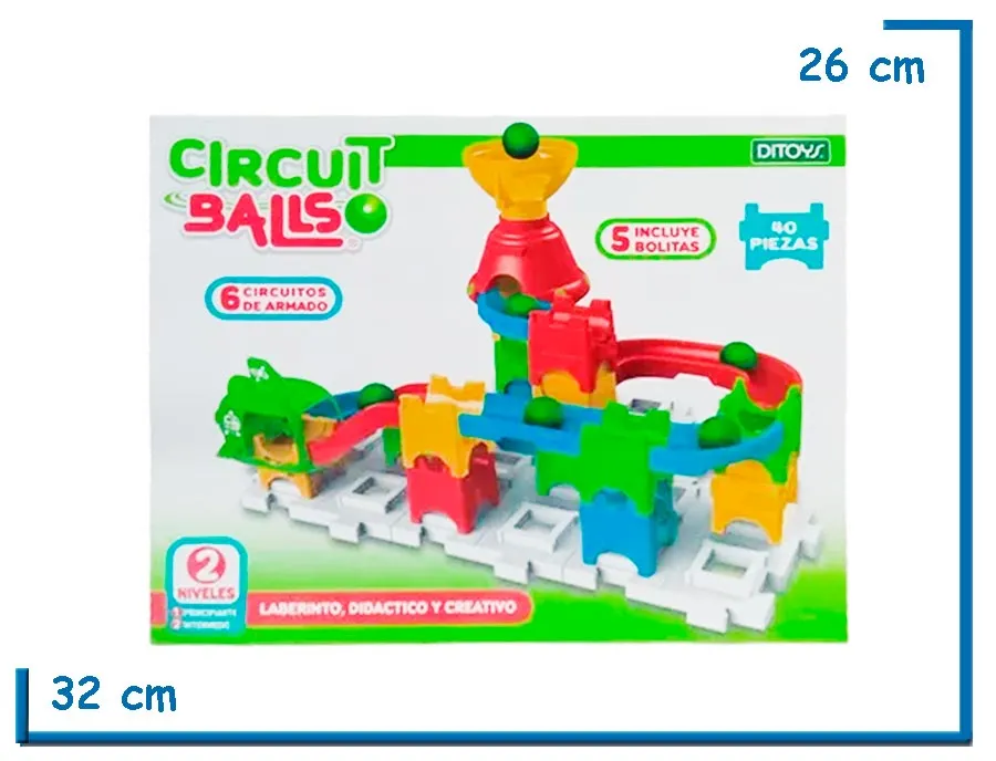 CIRCUIT BALLS 40 PIEZAS