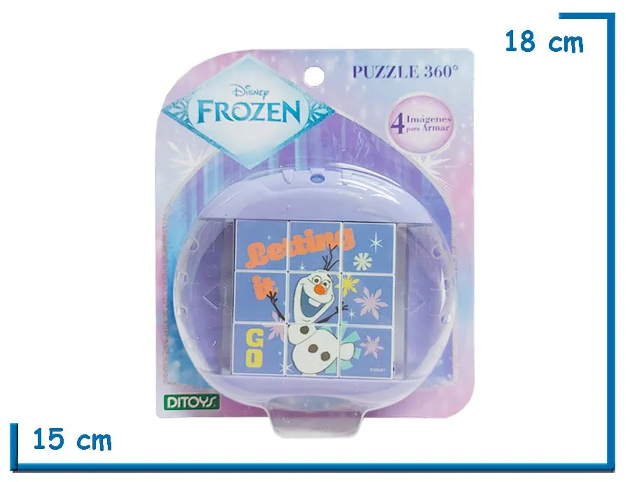 FROZEN PUZZLE 360 4 IMAGENES PARA ARMAR