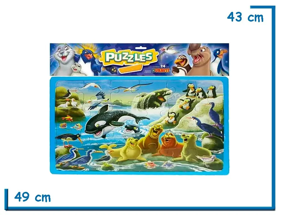 PUZZLE FAUNA ACUATICA X 24 PZS