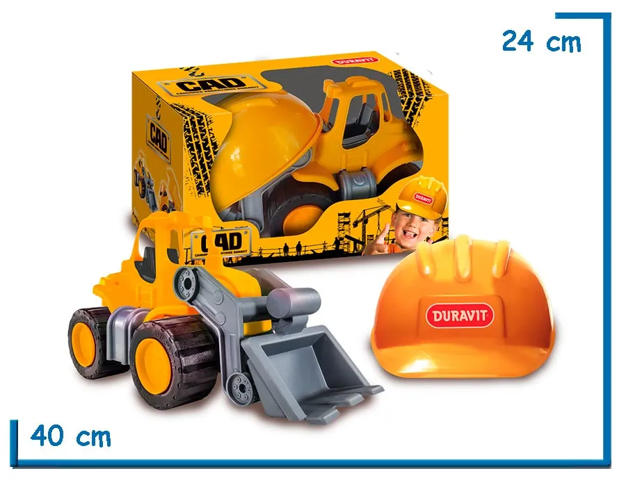 CAD EXCAVADORA CON CASCO EN CAJA