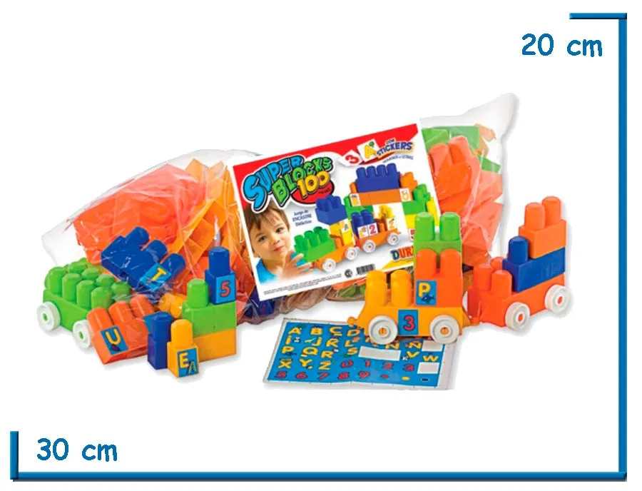 BLOCK EN BOLSA X100 PIEZAS
