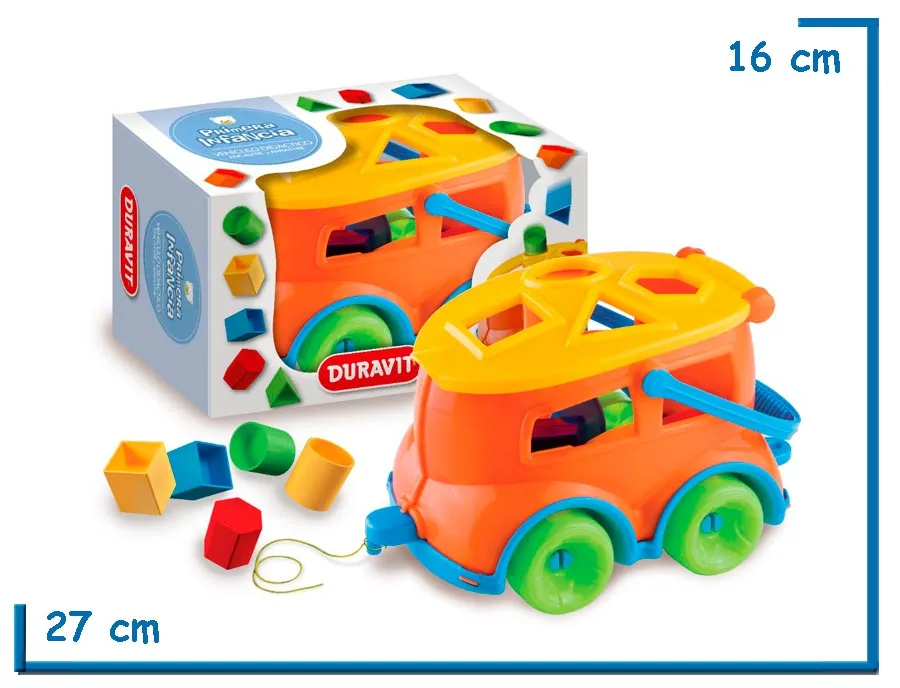 VEHICULO DIDACTICO ENCASTRE Y ARRASTRE