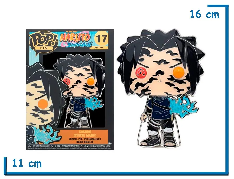 2X1 FUNKO POP PIN SASUKE (CURSE MARK) NARUTO