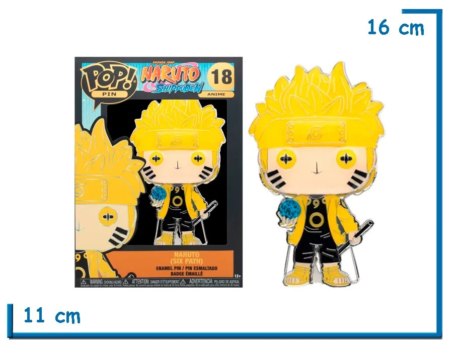 2X1 FUNKO POP PIN NARUTO (SIX PATH) NARUTO