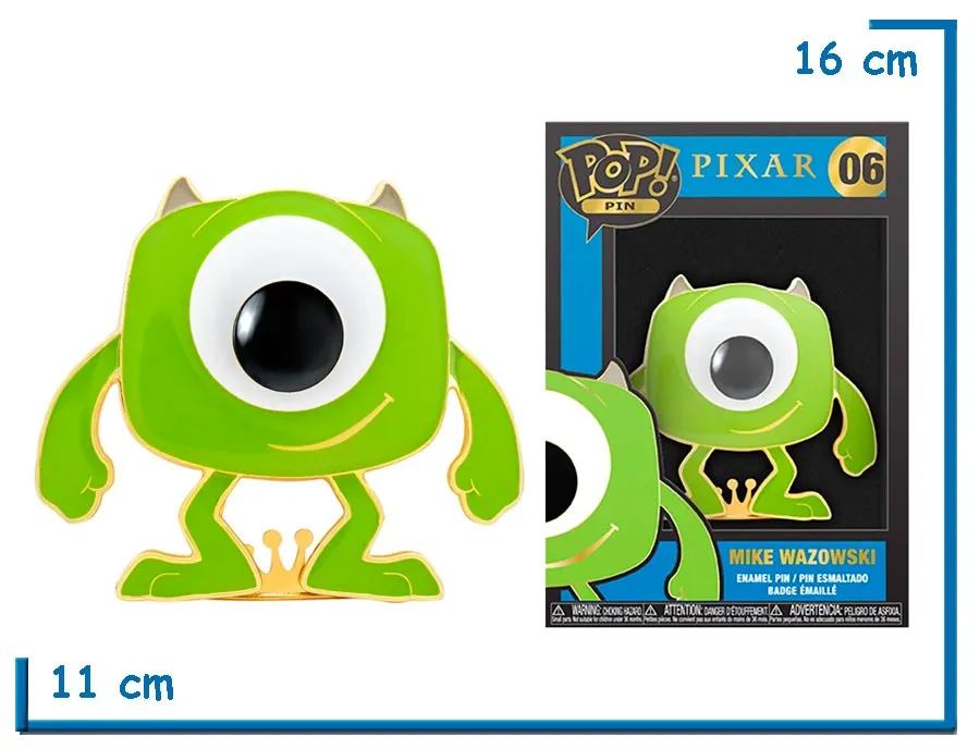 2X1 FUNKO POP PIN MIKE WAZOWSKI PIXAR