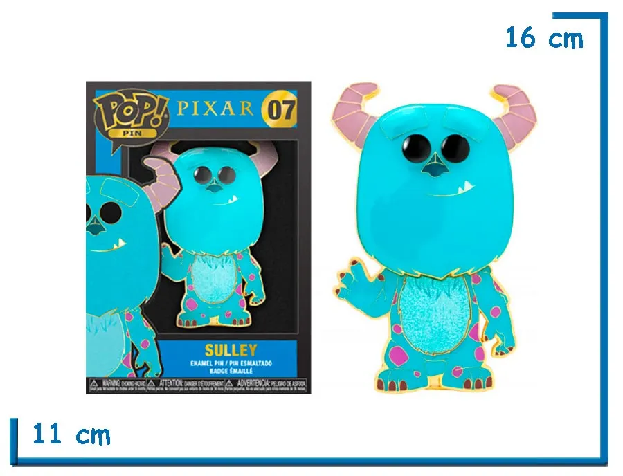 2X1 FUNKO POP PIN SULLEY PIXAR