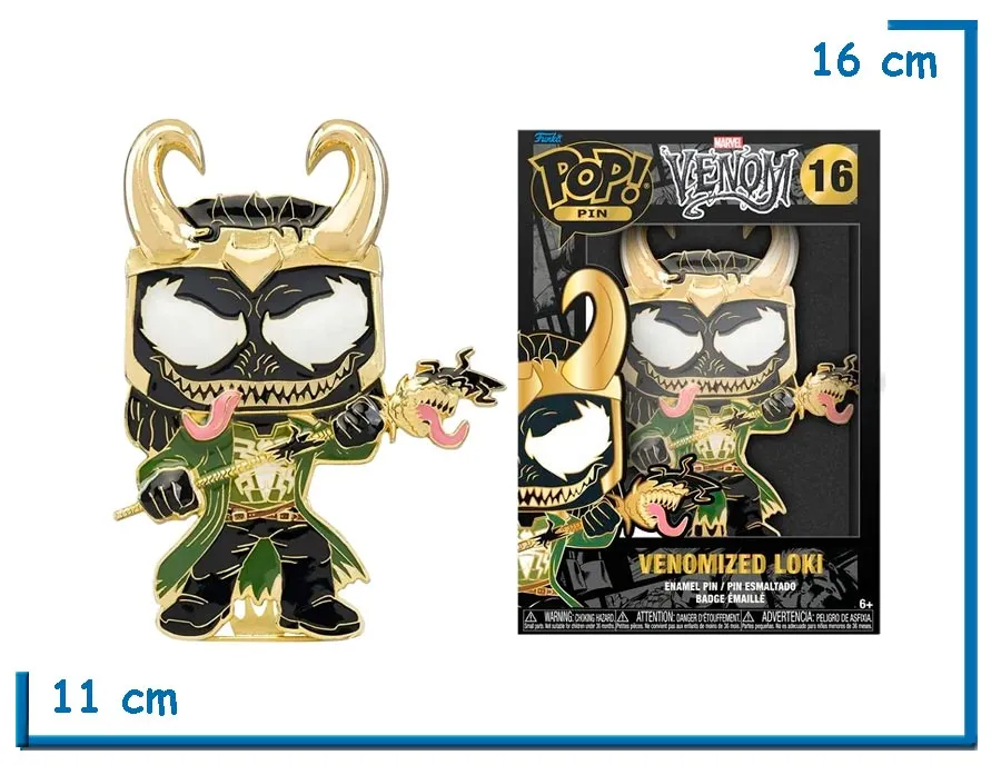 2X1 FUNKO POP PIN VENOMIZED LOKI VENOM