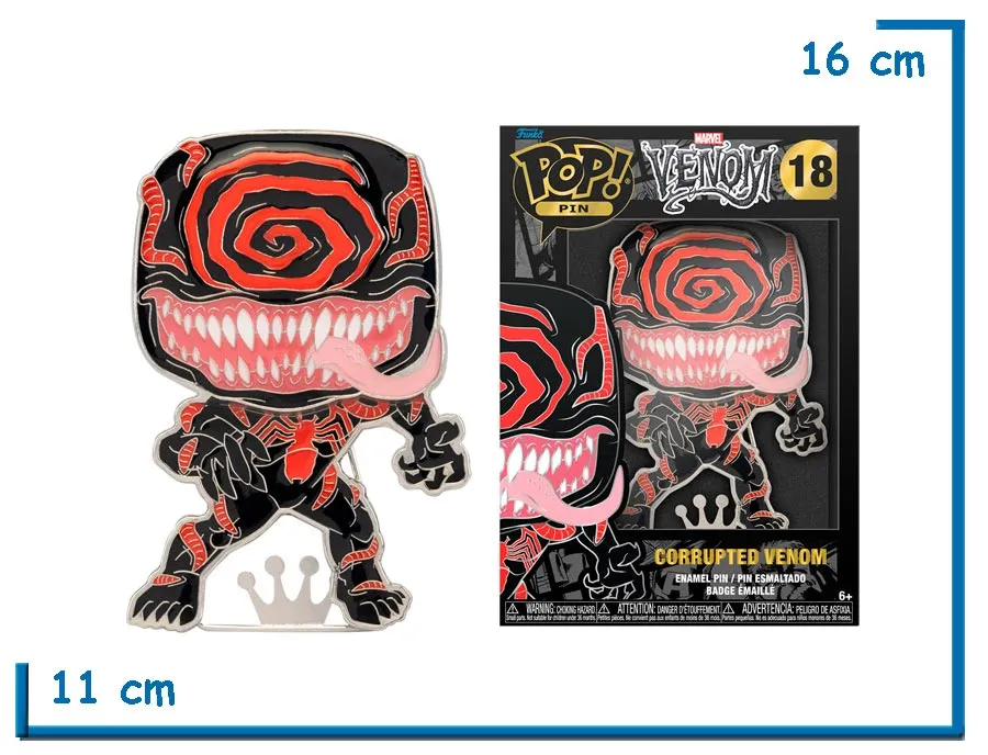 2X1 FUNKO POP PIN CORRUPTED VENOM VENOM