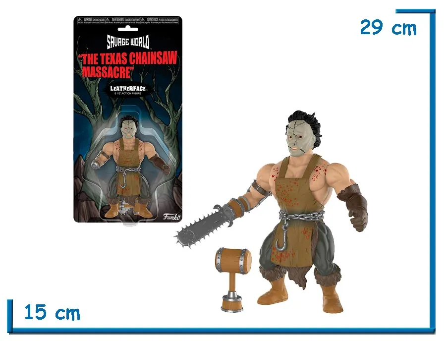 2X1 FUNKO SAVAGE WORLD LEATHERFACE