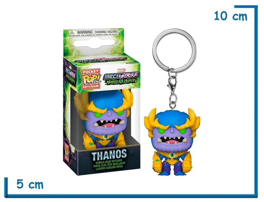 FUNKO POP LLAVERO THANOS MARVEL MSMH