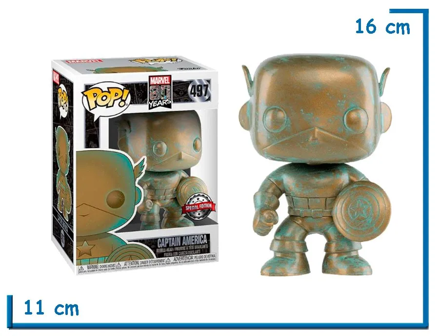 FUNKO POP CAPTAIN AMERICA PATINA M80Y