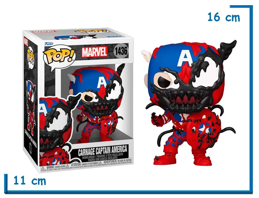 FUNKO POP CARNAGE CAPTAIN AMERICA MARVEL