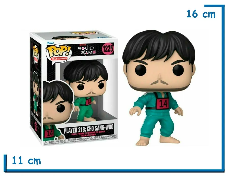 FUNKO POP PLAYER 218 CHO SANG-WOO SQUID GAME