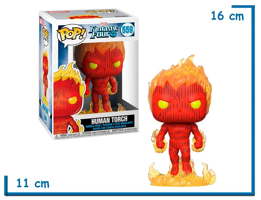 FUNKO POP HUMAN TORCH FANTASTIC FOUR