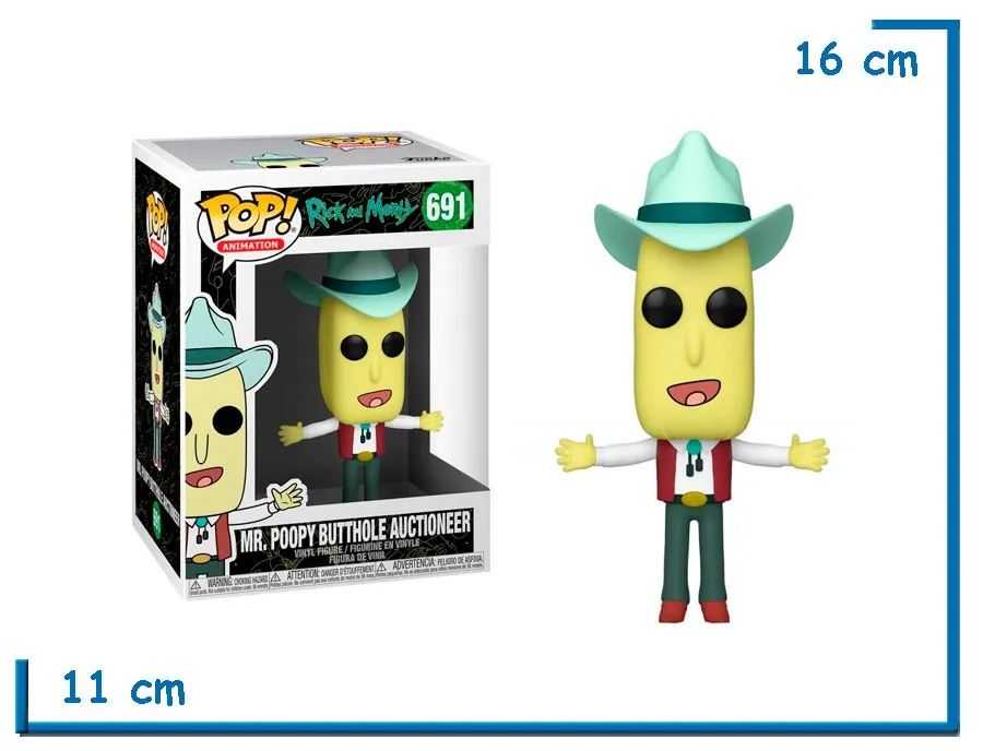 FUNKO POP MR POOPY BUTTHOLE AUCTIONEER RICK & MORTY