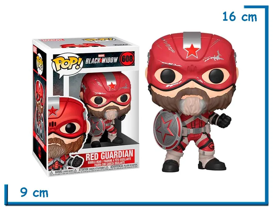 FUNKO POP RED GUARDIAN BLACK WIDOW