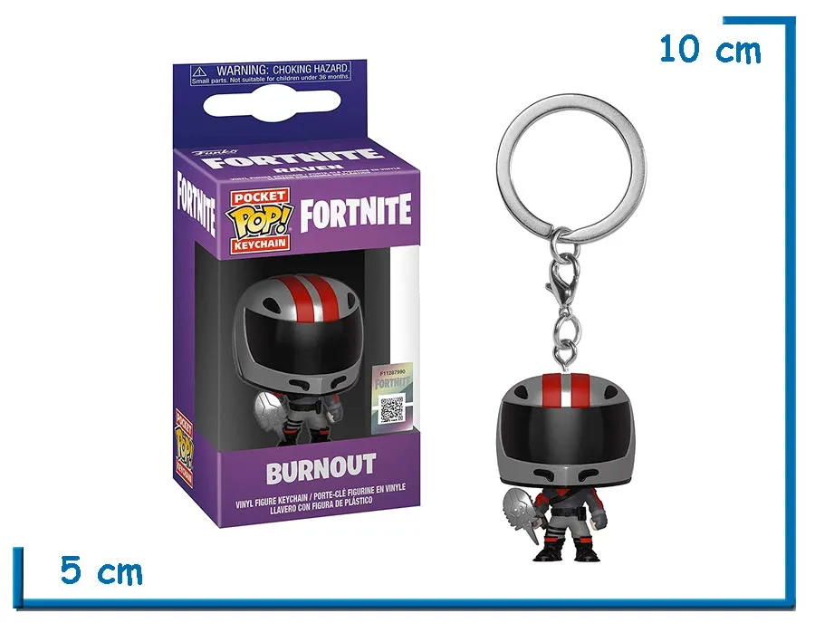 2X1 FUNKO POP LLAVERO BURNOUT FORTNITE