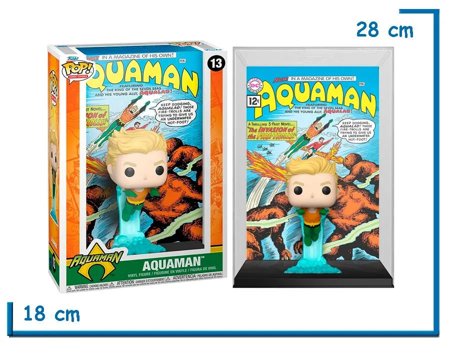 FUNKO POP COMIC COVERS AQUAMAN