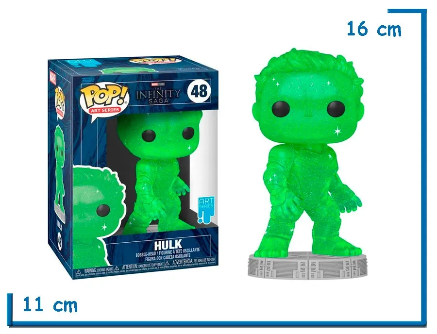 FUNKO POP HULK (GREEN) ART SERIES MARVEL THE INFINITY SAGA