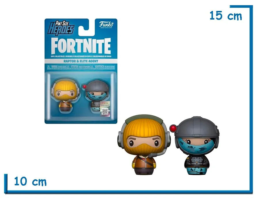 2X1 FUNKO PSH RAPTOR & ELITE AGENT FORTNITE