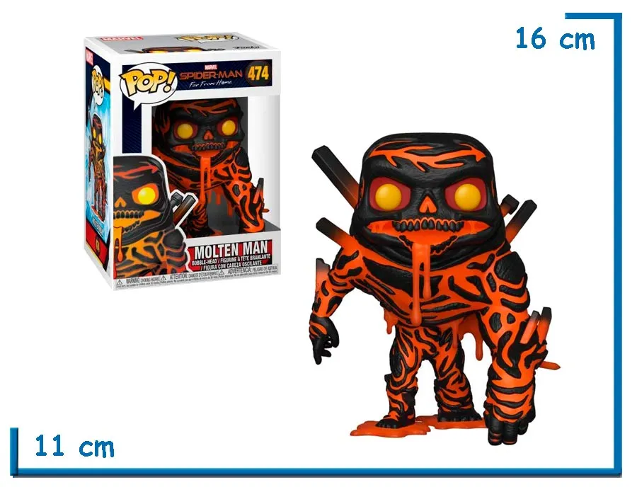 FUNKO POP MOLTEN MAN SPIDER-MAN FAR FROM HOME
