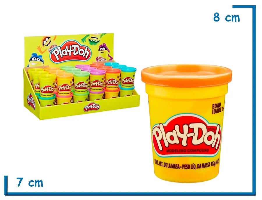 PLAY-DOH NARANJA POTE DE MASA 112GR