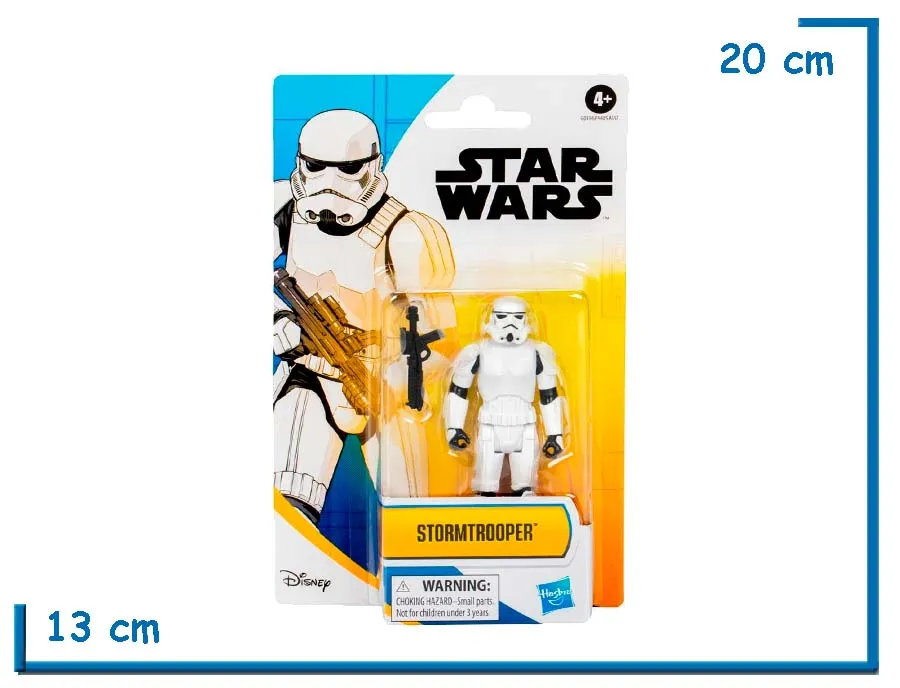 STAR WARS STORMTROOPER FIGURA 10CM CON ACCESORIOS