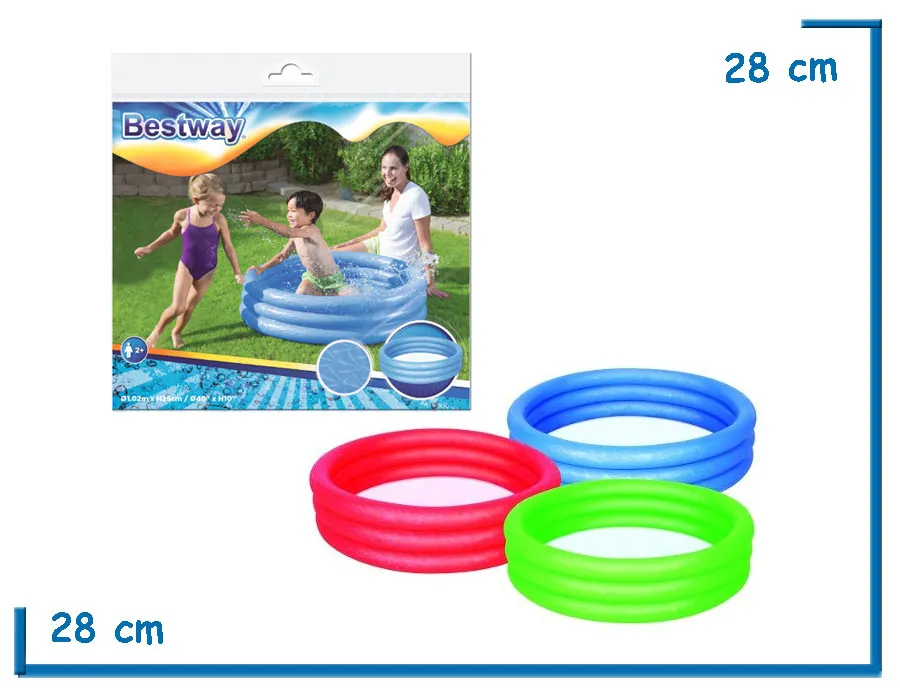 BESTWAY PILETA 3 AROS 102X25CM