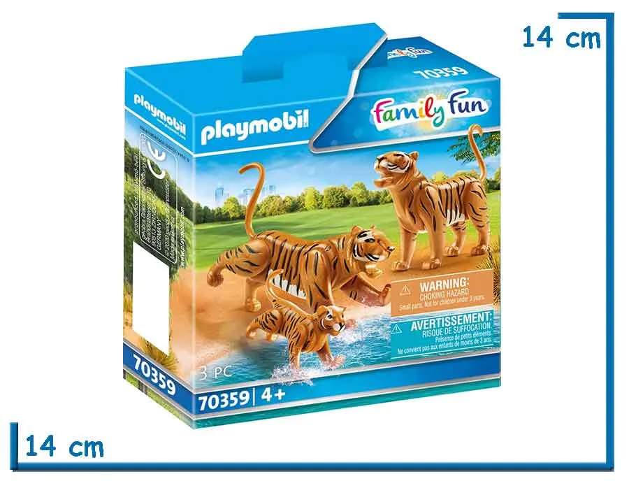 PLAYMOBIL FAMILY FUN TIGRES CON BEBES
