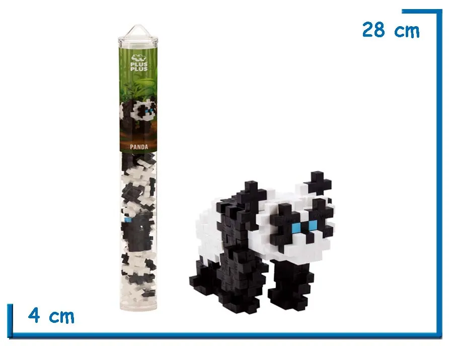 2X1 PLUS-PLUS PANDA ROMPECABEZAS 3D 100PZS